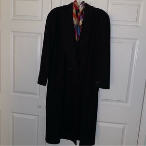 Black Woman’s Wool Trench